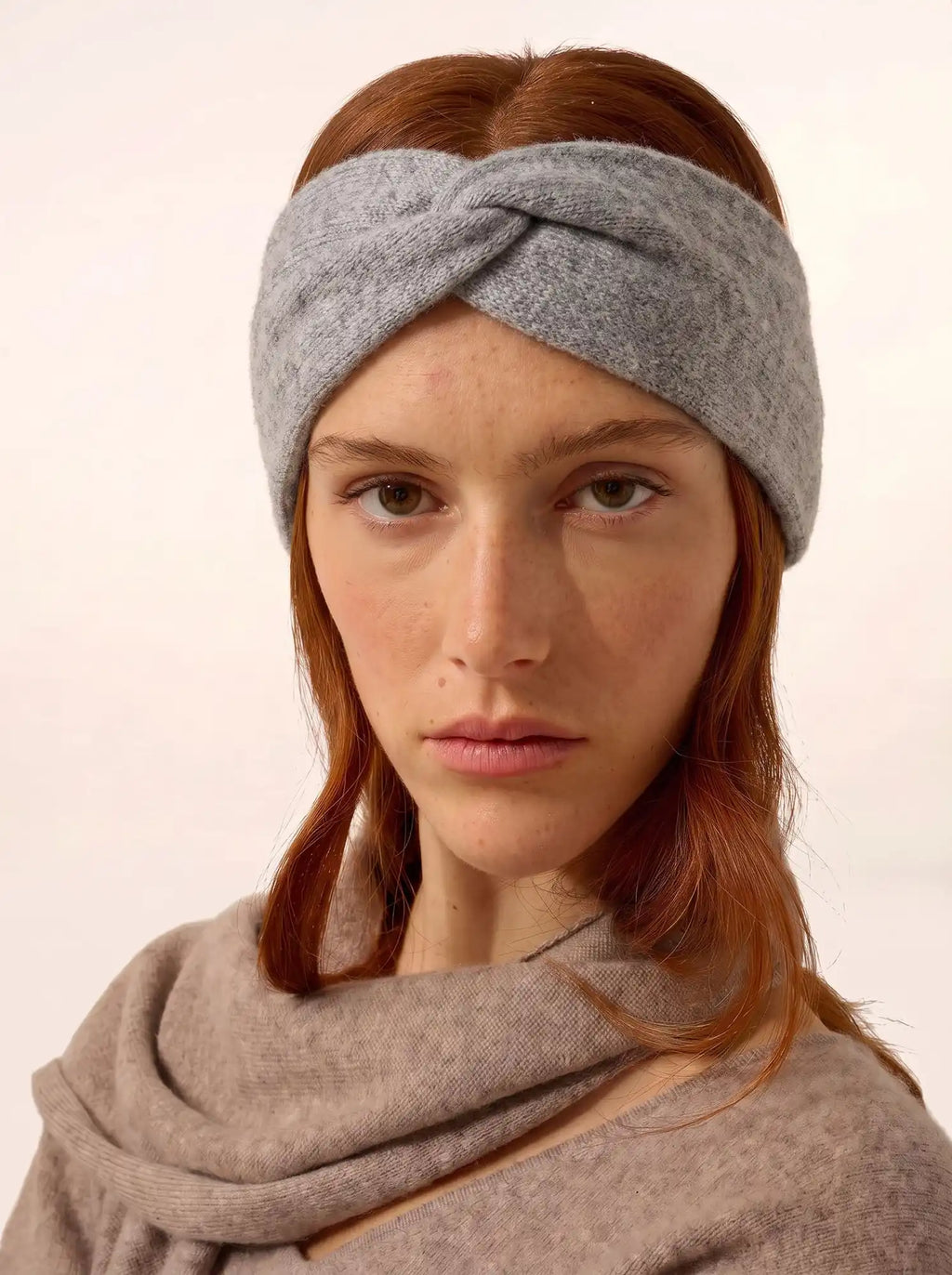 NAMAD Headband 4 Ply Heather Cloud