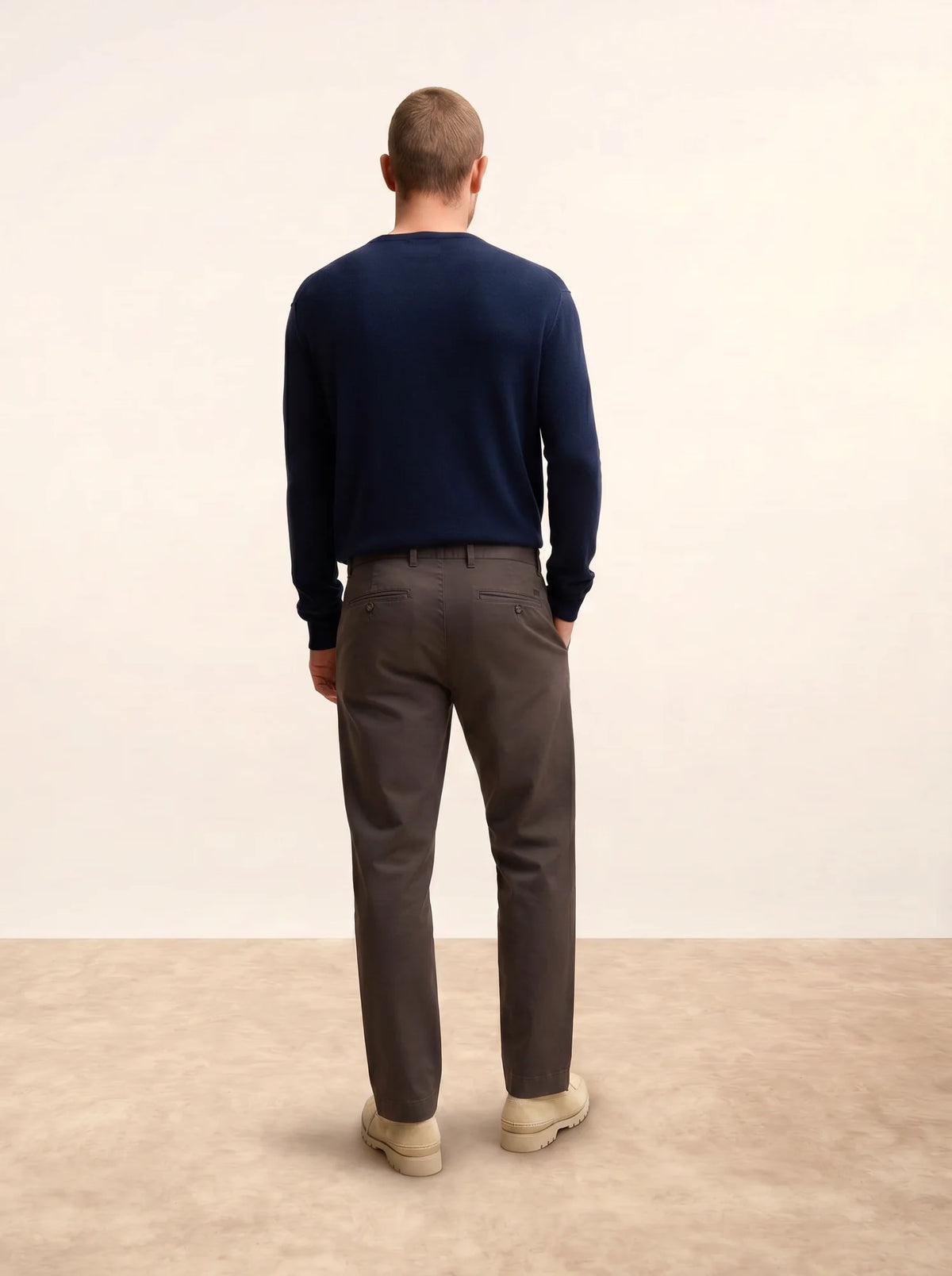 TOM Pull Col V Bleu Marine
