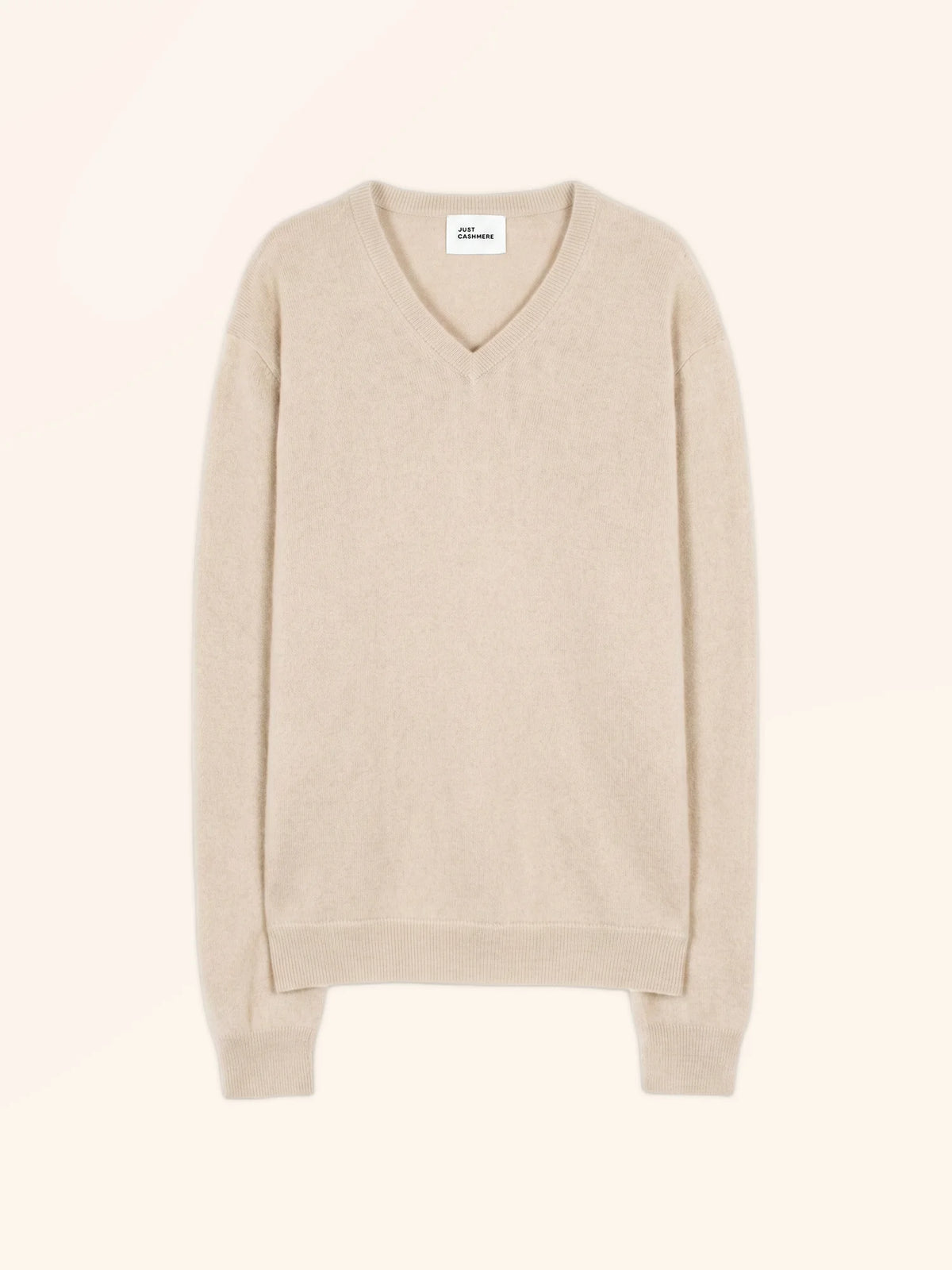 TOM Pullover V-Ausschnitt Elfenbein