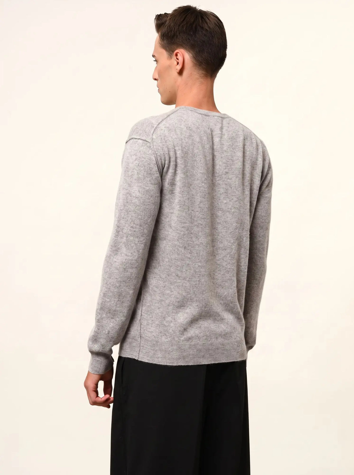 NOE Pull Col Rond Nuage Chiné