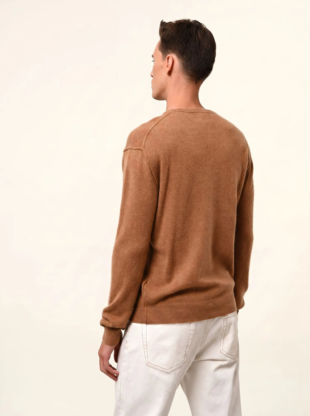 NOE Pull Col Rond Noisette