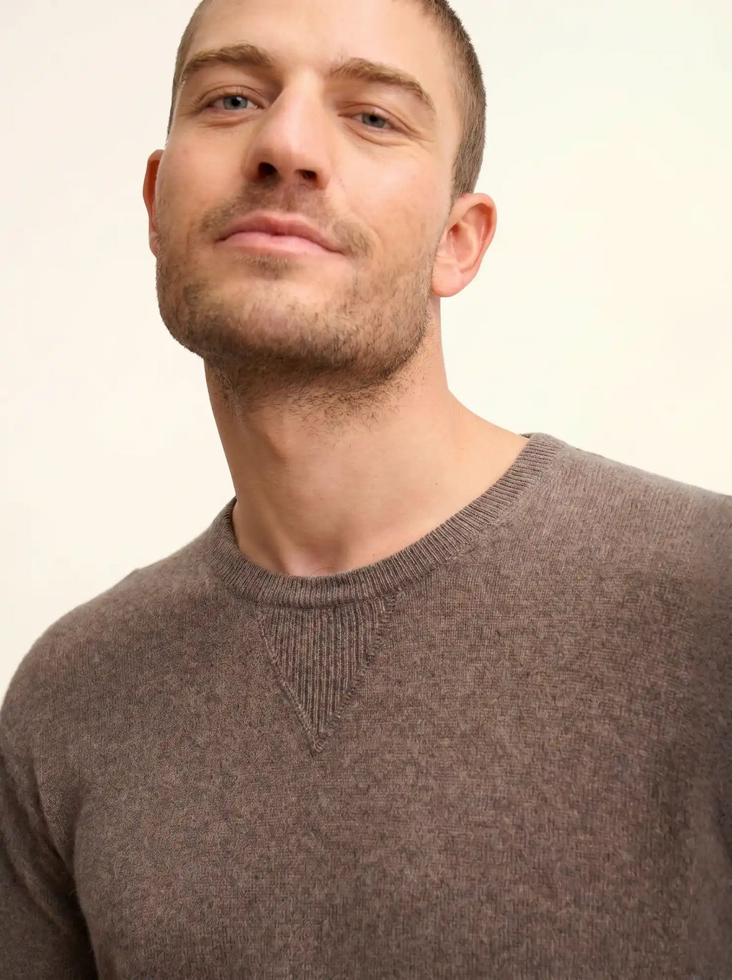 NOE Sweater Crew Neck Heather Taupe
