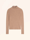 LANAIS Pullover Rollkragen Camel meliert