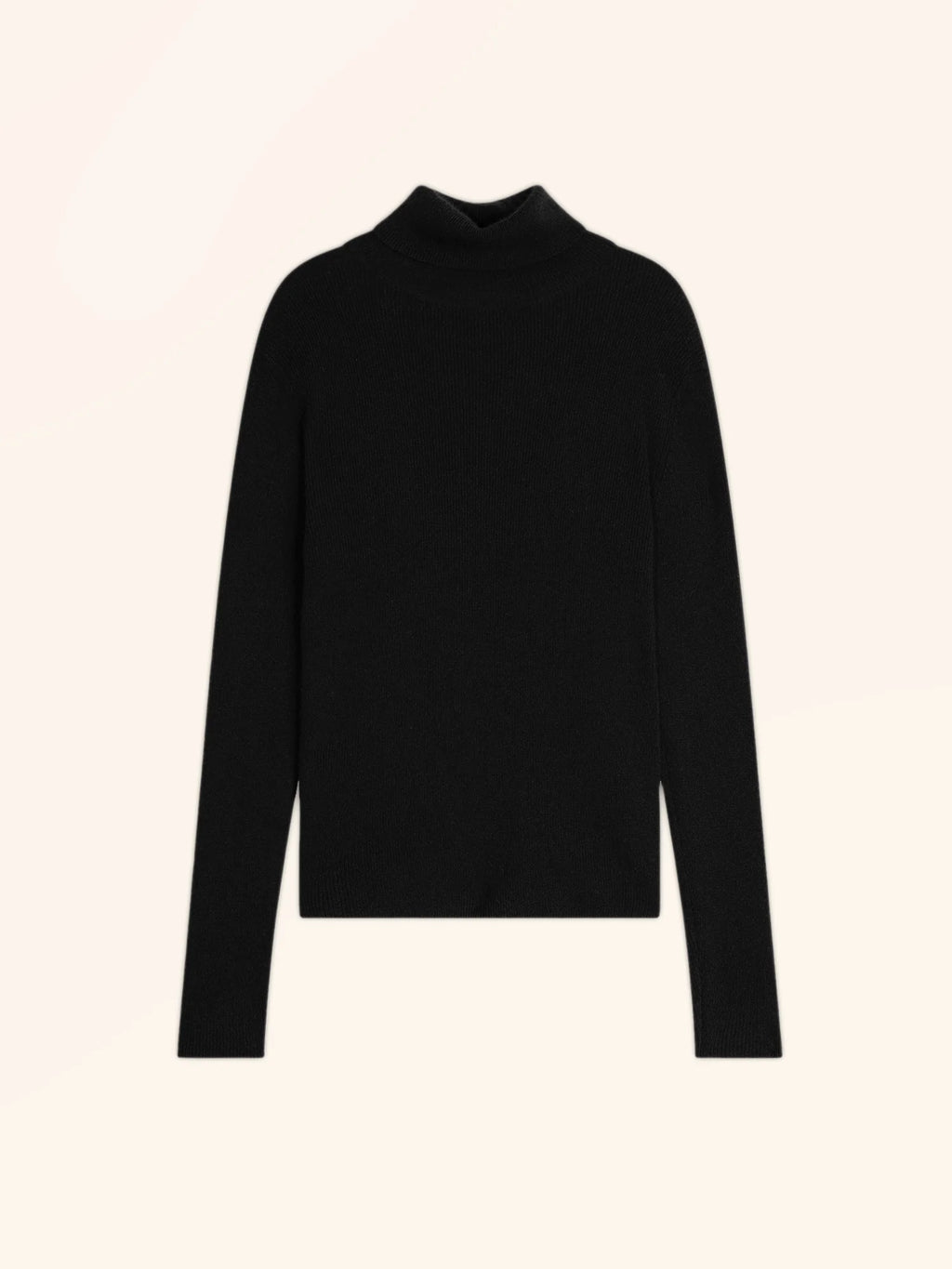 LANAIS Pull Col Roulé Noir