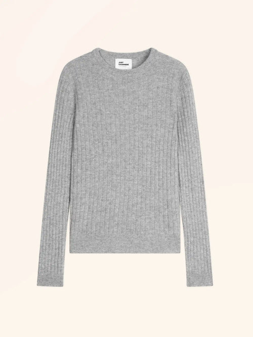 AVANA Pullover Rundhalsausschnitt Wolkengrau meliert