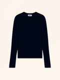 AVANA Pull Col Rond Bleu Marine