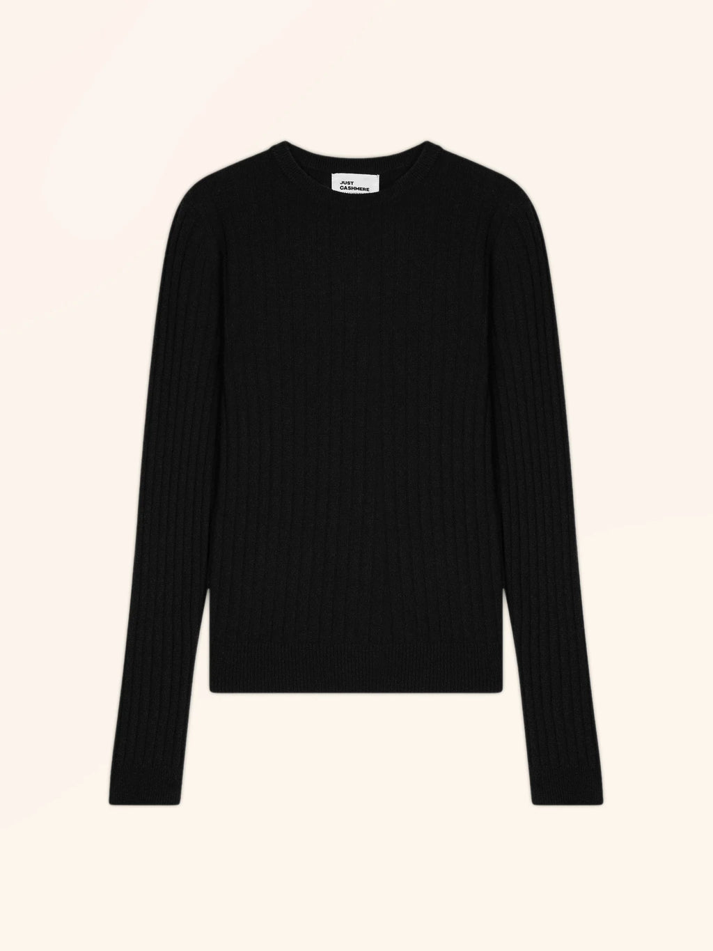 AVANA Pull Col Rond Noir