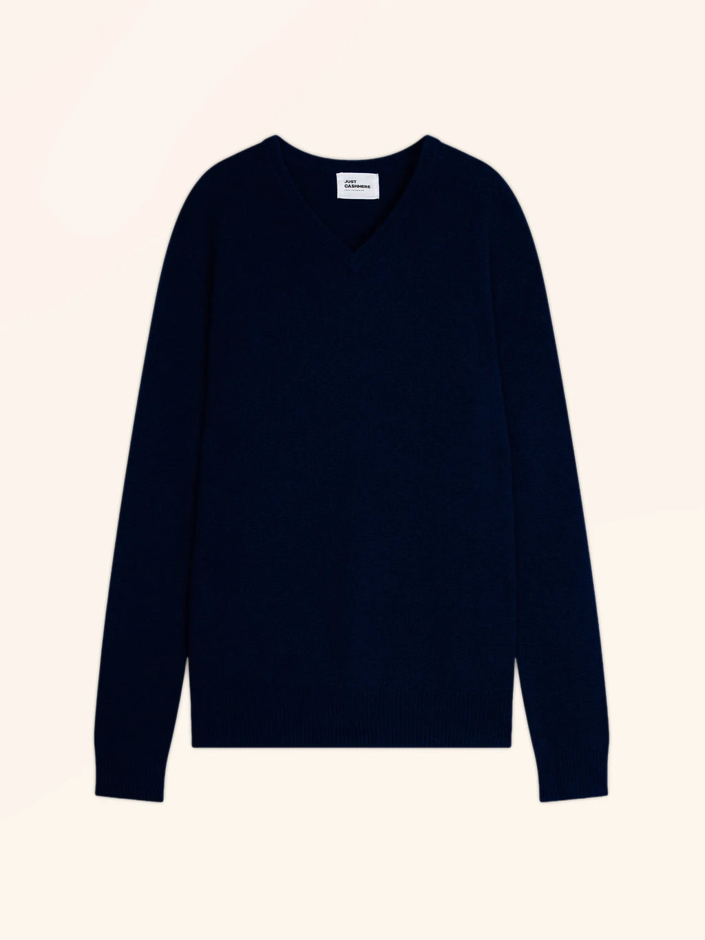 NATHAN Pull Col V 4 Fils Bleu Marine