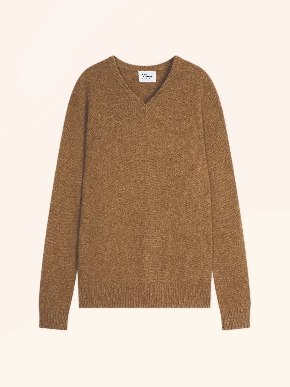 NATHAN Pull Col V 4 Fils Noisette