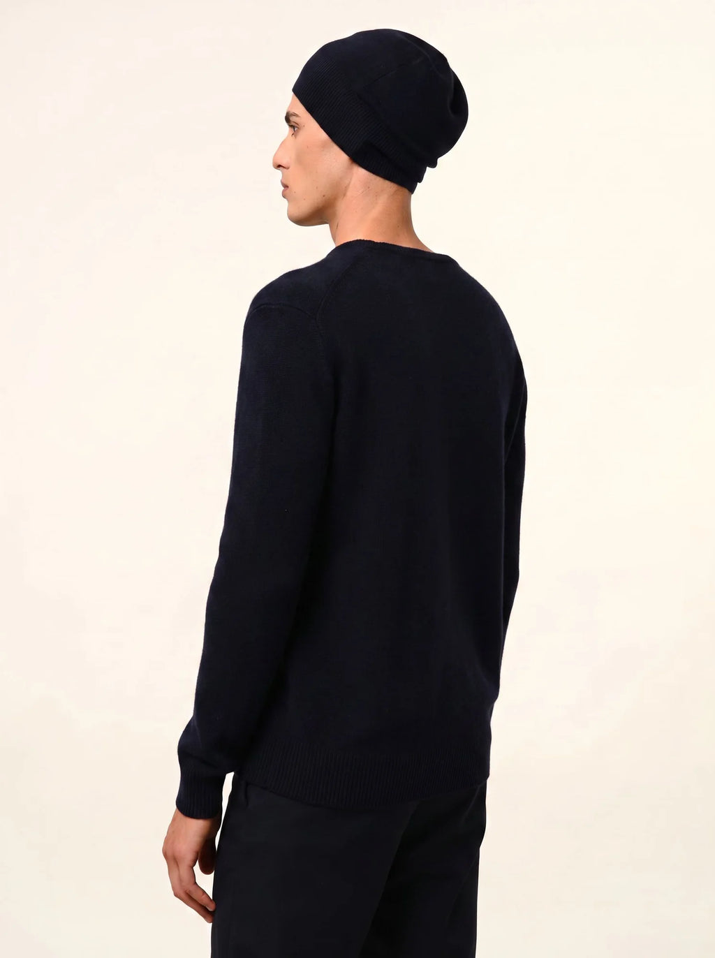 GABIN Pullover Rundhalsausschnitt 4-fädig Marineblau