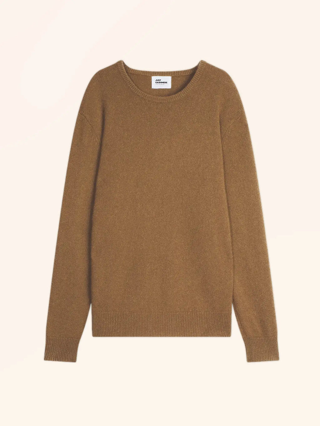 GABIN Pullover Rundhalsausschnitt 4-fädig Haselnussbraun