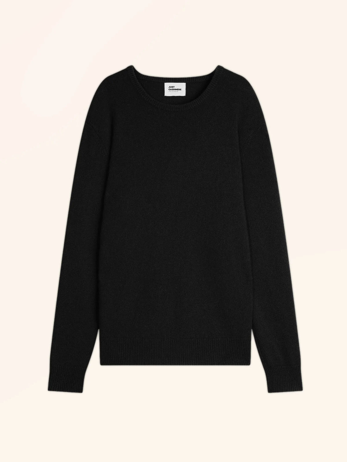 GABIN Pull Col Rond 4 Fils Noir