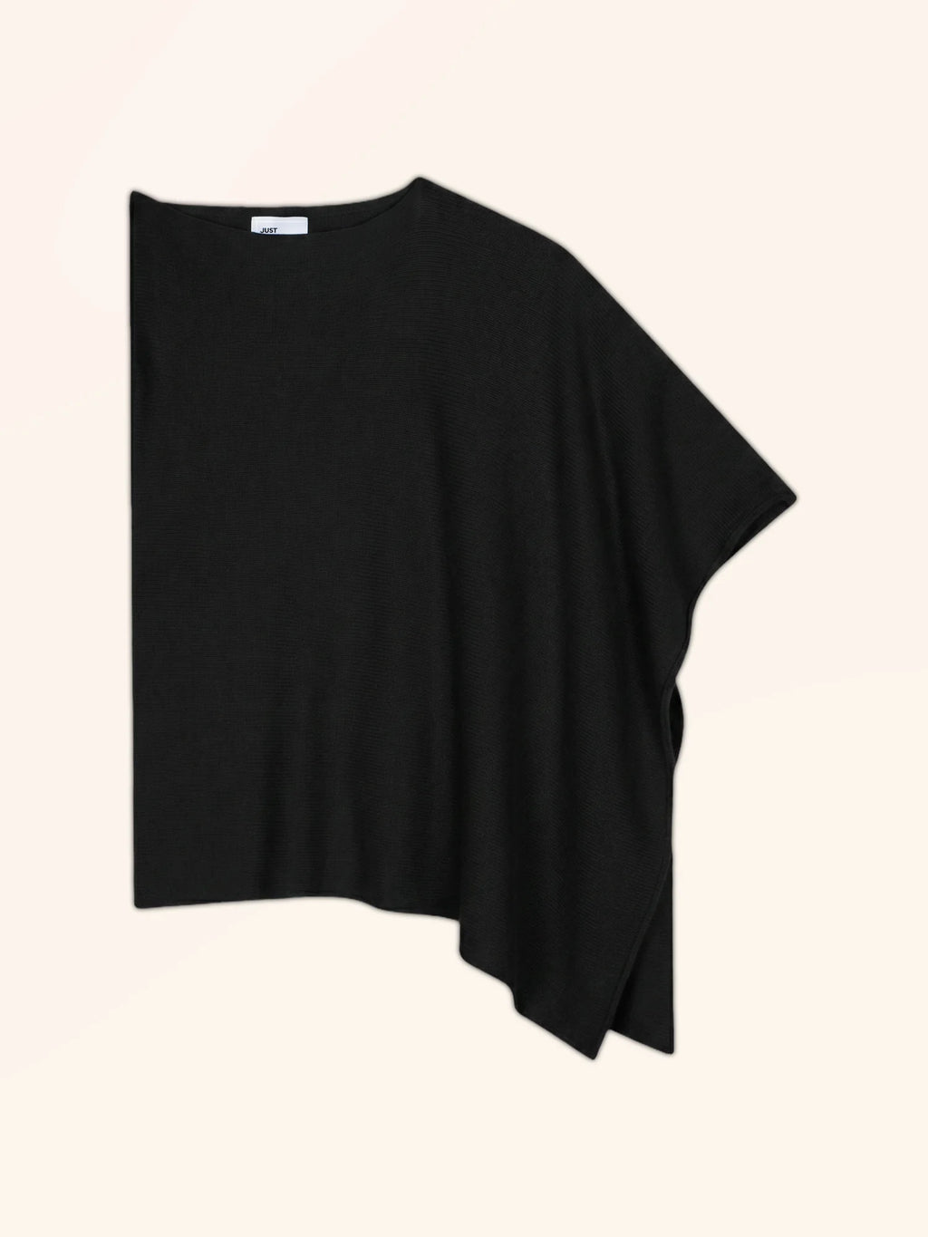 SALLY Poncho 4-fädig Schwarz