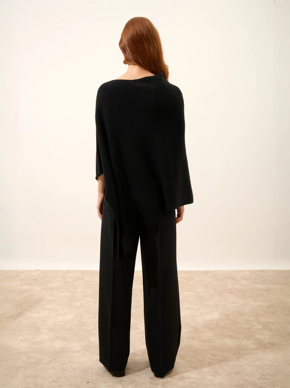 SALLY Poncho 4 Fils Noir