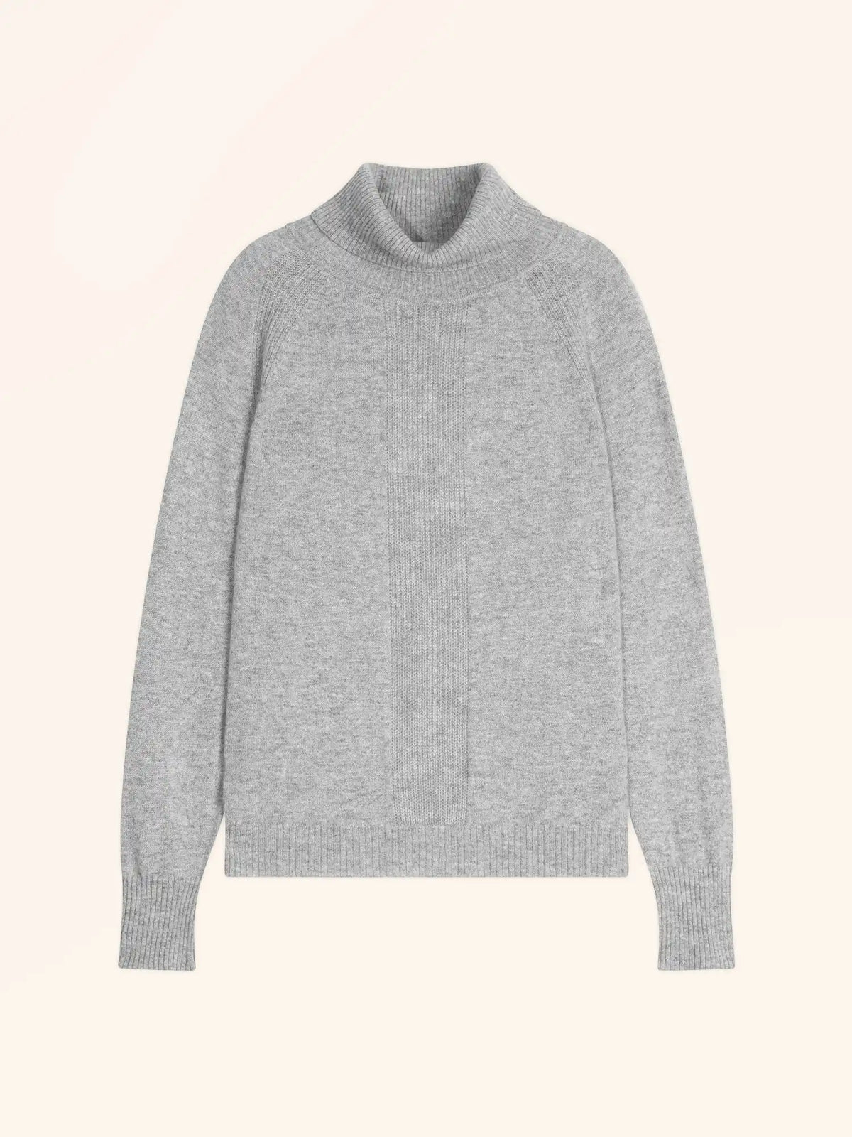 LILLY Pull Col Roulé Nuage Chiné