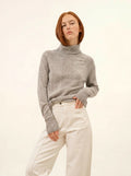 LILLY Sweater Turtleneck Heather Cloud