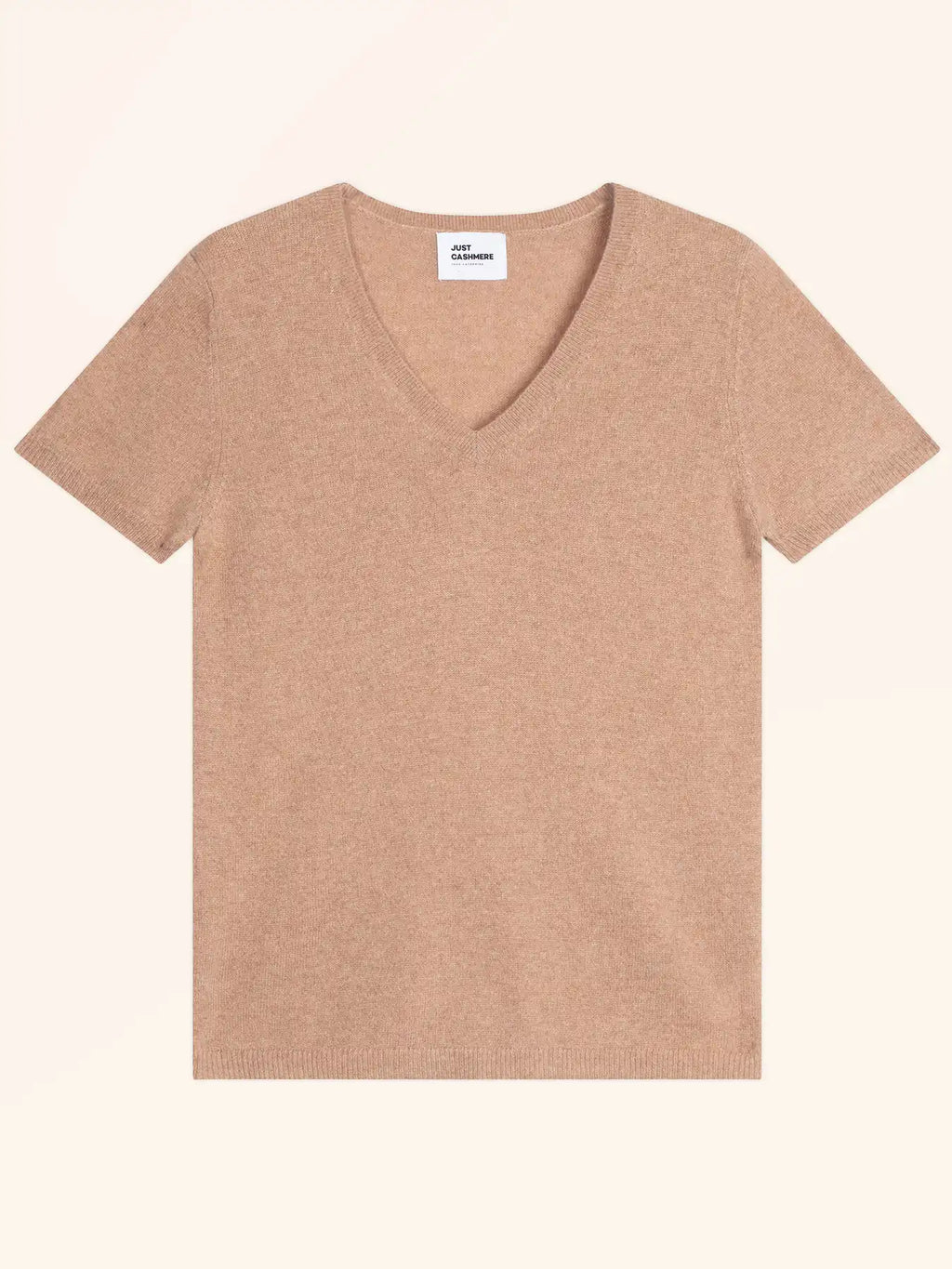 GLAMIS T-Shirt V-Neck Heather Camel