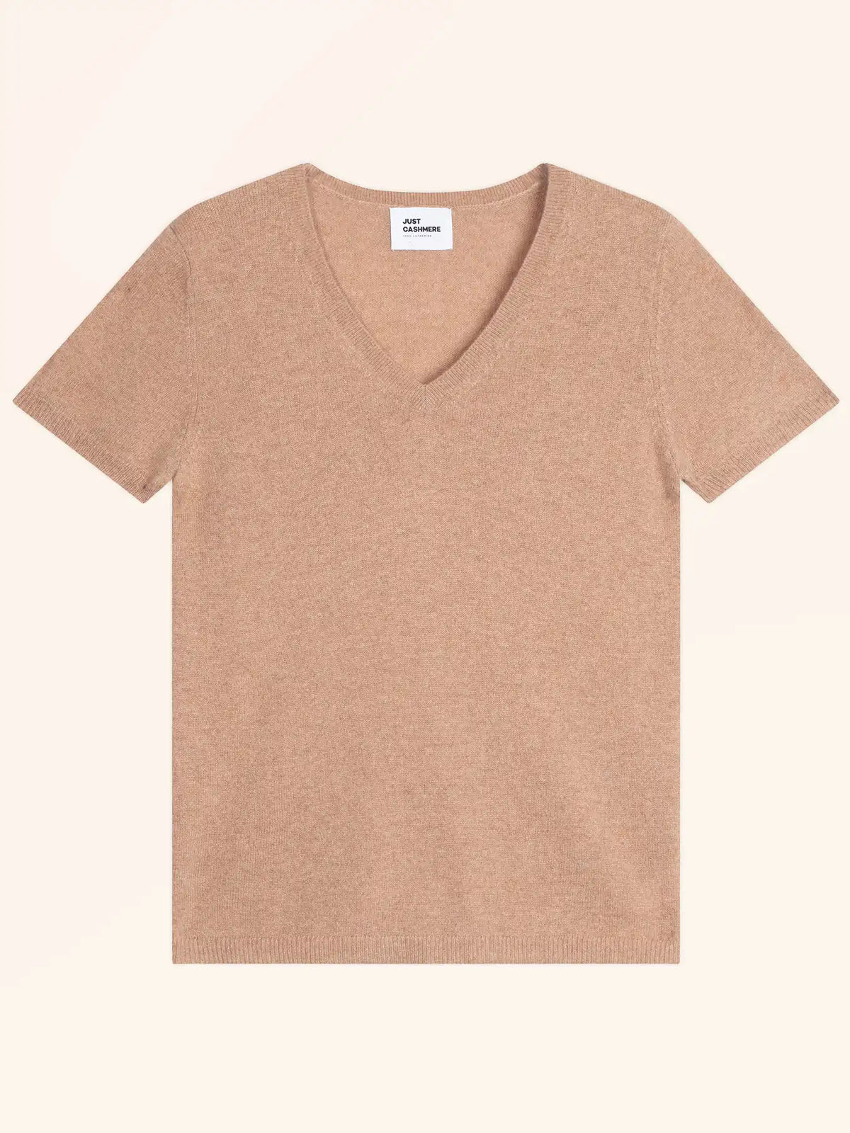 GLAMIS T-Shirt V-Neck Heather Camel