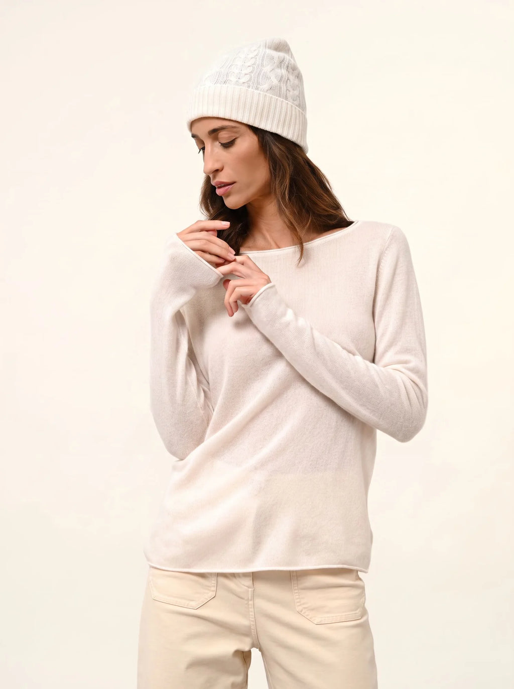 CLEO Bonnet 4 Fils Neige