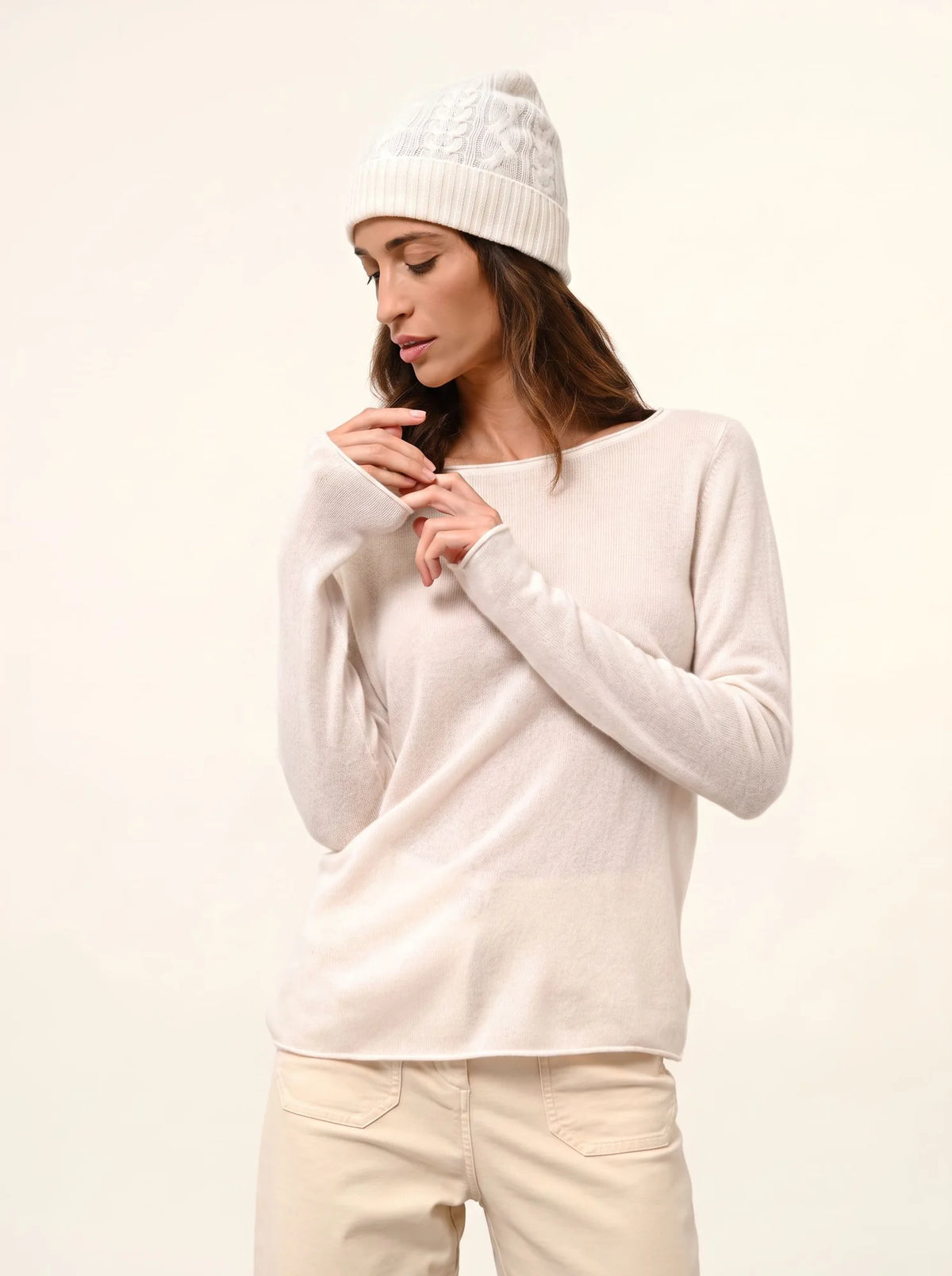 CLEO Bonnet 4 Fils Neige