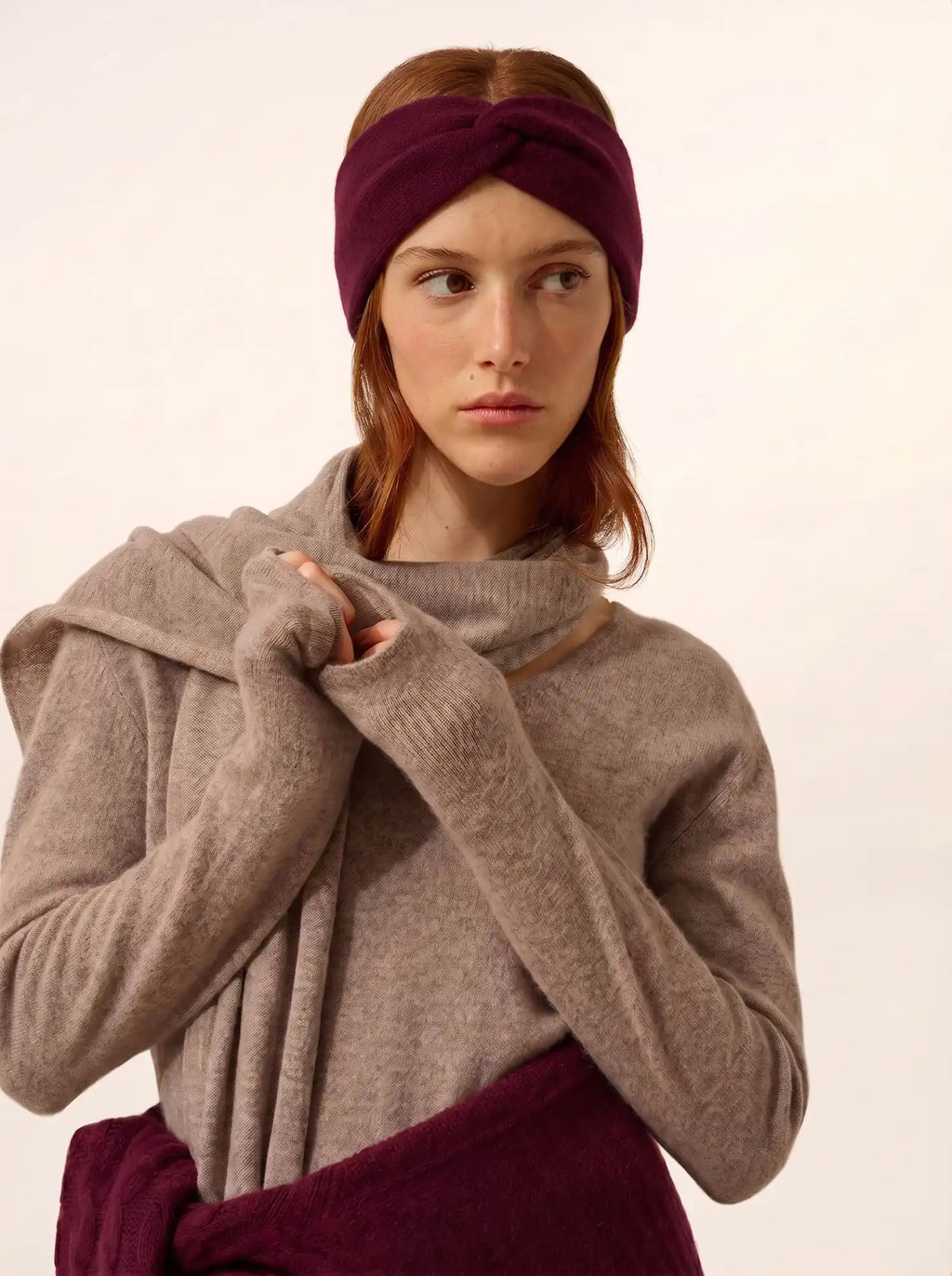 NAMAD Bandeau 4 Fils Bordeaux