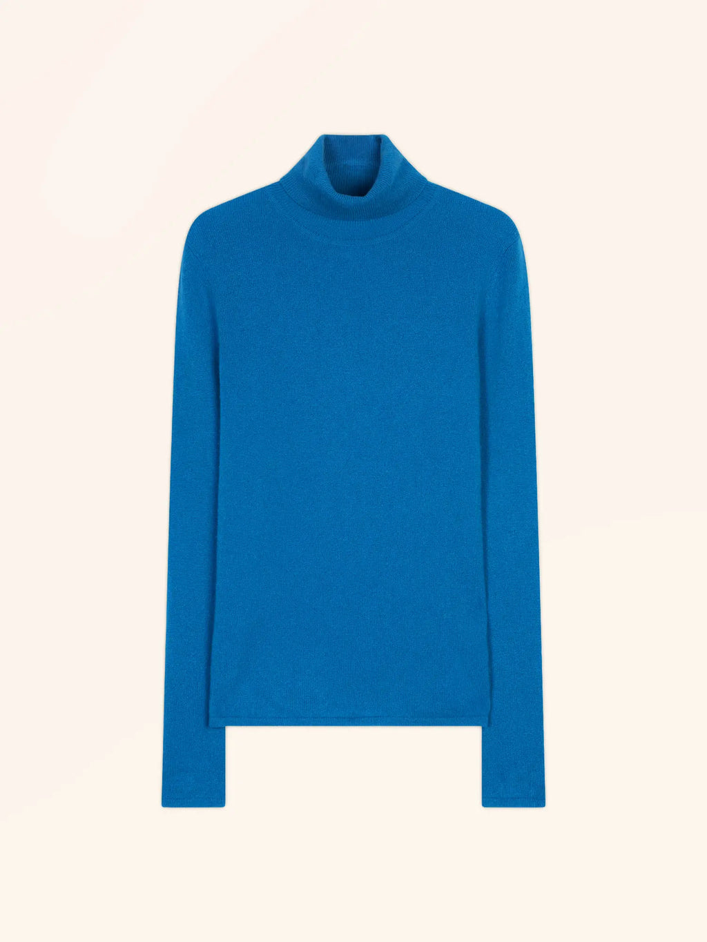 AVA Pull Col Roulé Azur