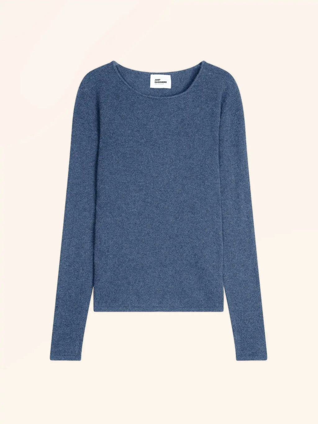 VIVIAN Pull Col Rond Bleu Denim