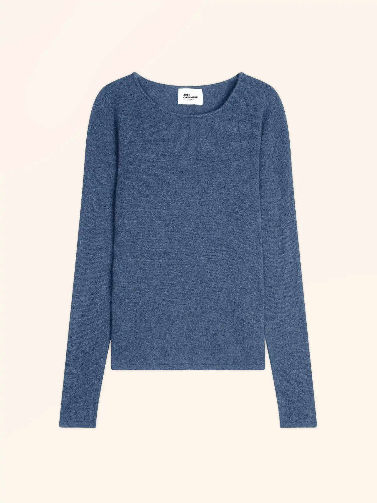 VIVIAN Pull Col Rond Bleu Denim