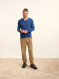 WALT Sweater V-Neck Heather Ocean