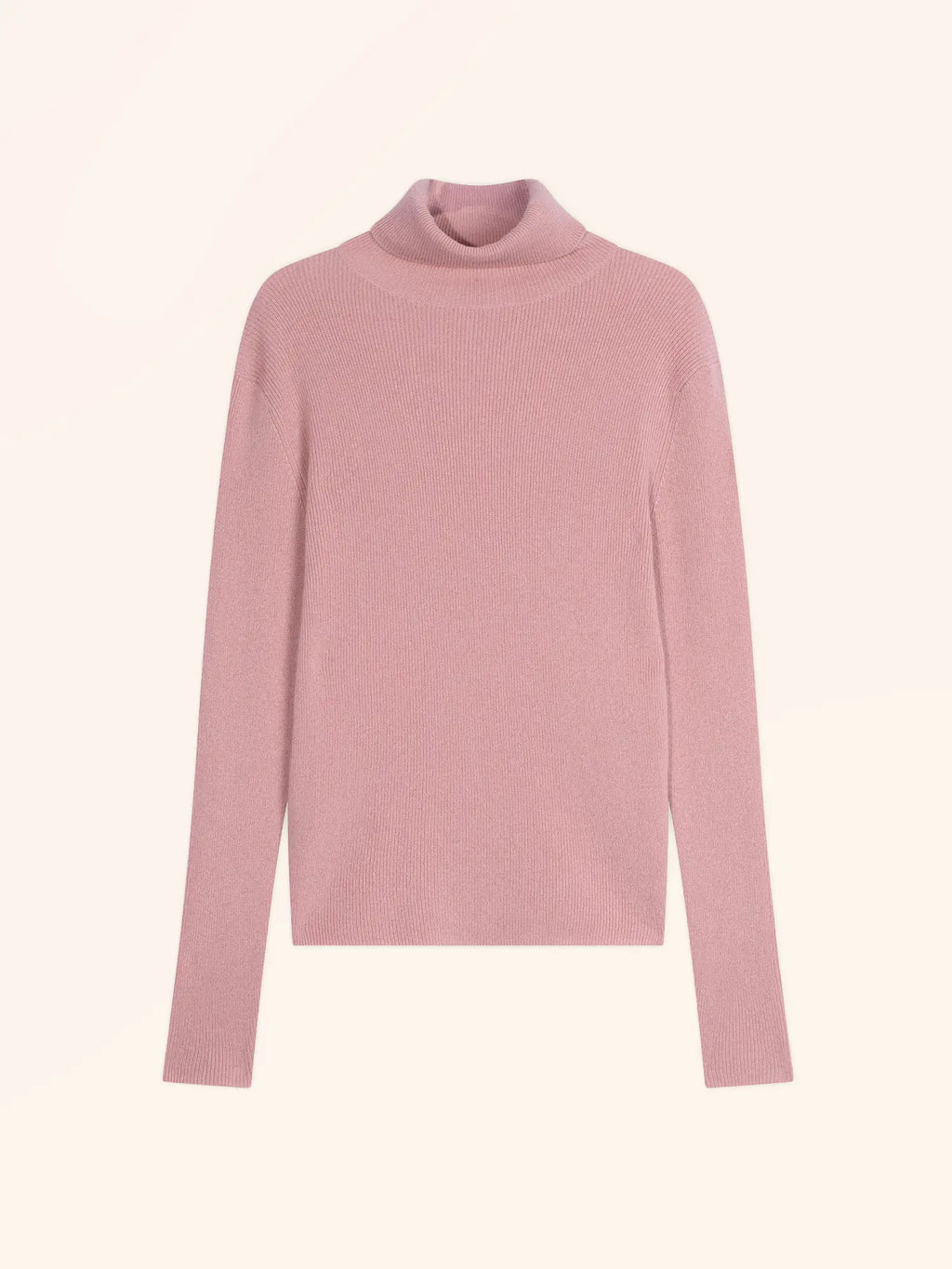 LANAIS Pull Col Roulé Bois de Rose