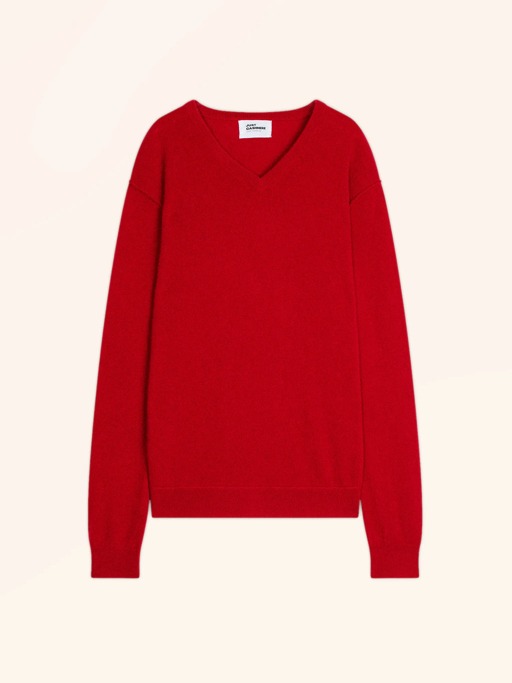 TOM Pullover V-Ausschnitt Rot
