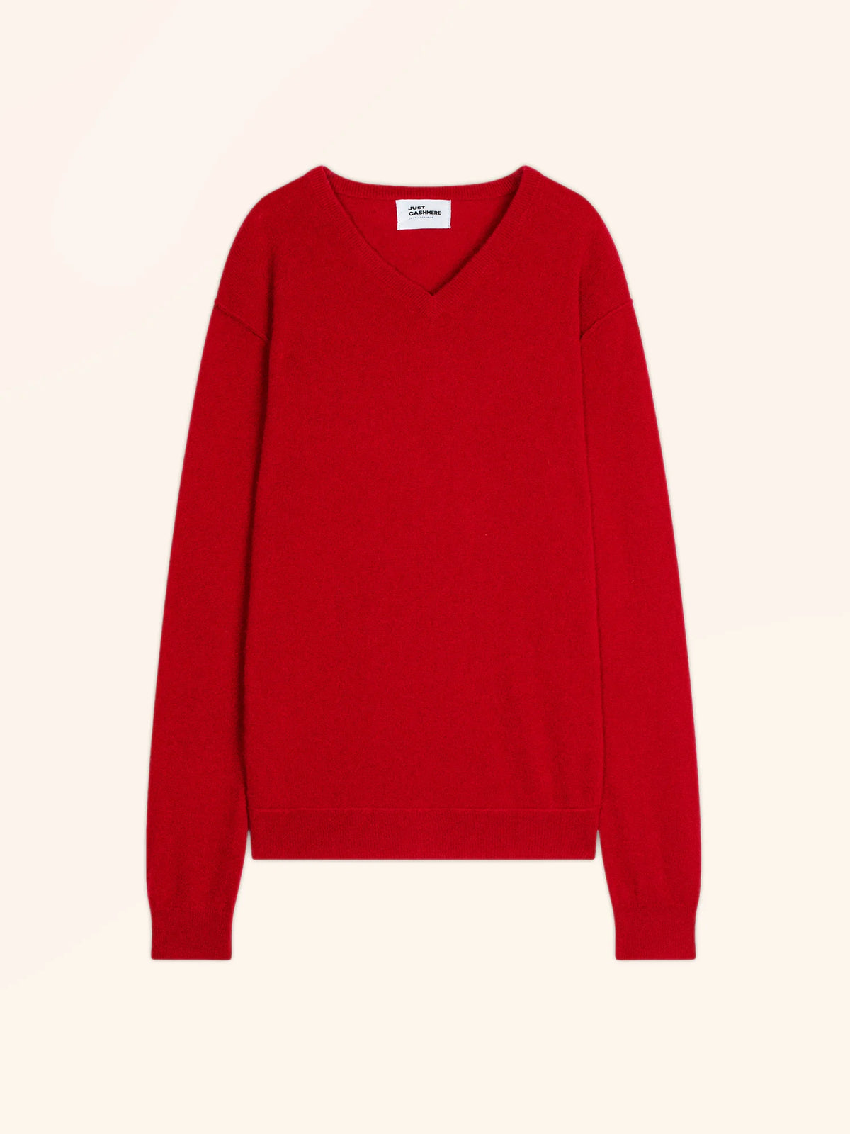 TOM Pullover V-Ausschnitt Rot