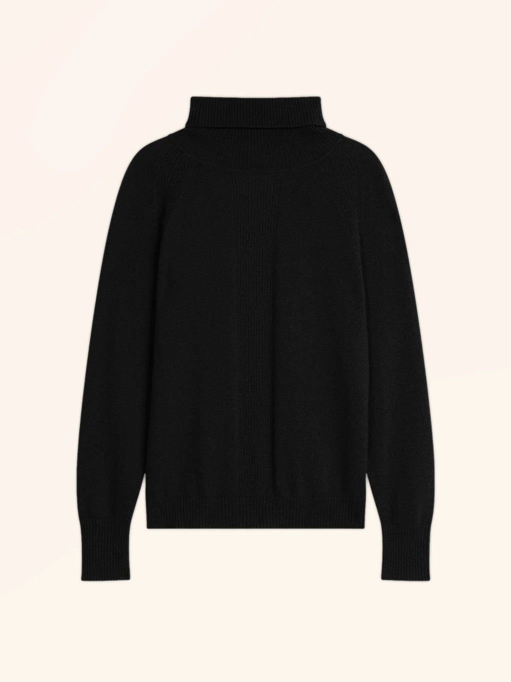 LILLY Pull Col Roulé Noir