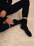 DAYAYA Chaussettes 4 Fils Bleu Marine