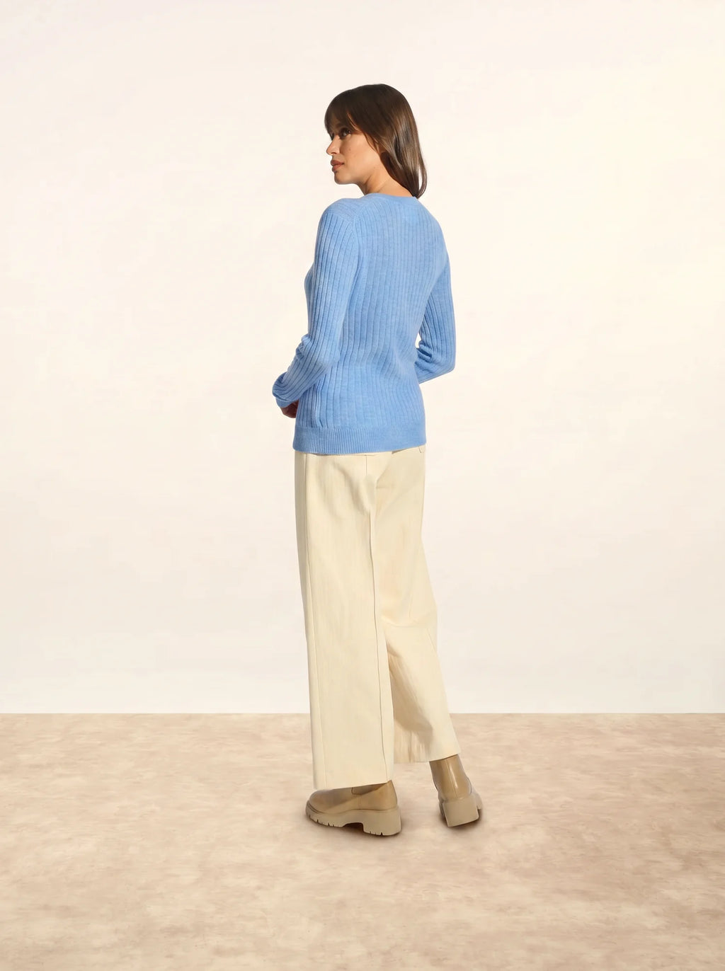 AVANA Sweater Crew Neck Sky