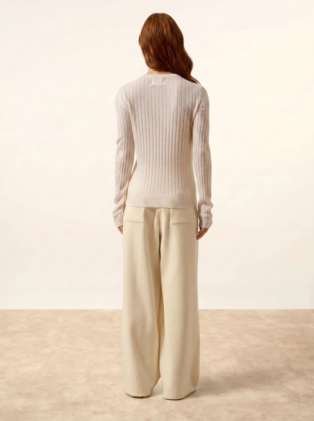 AVANA Pull Col Rond Neige