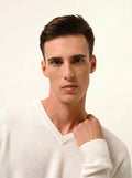 NATHAN Pull Col V 4 Fils Neige