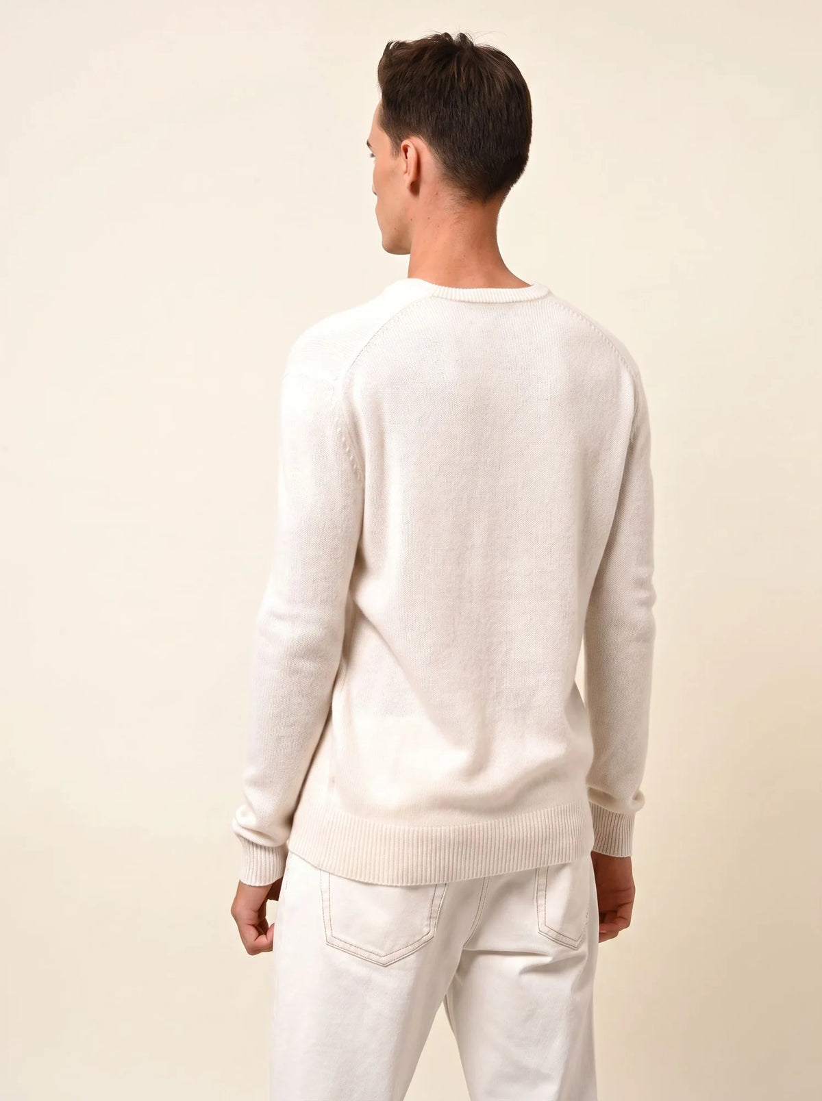 NATHAN Pull Col V 4 Fils Neige