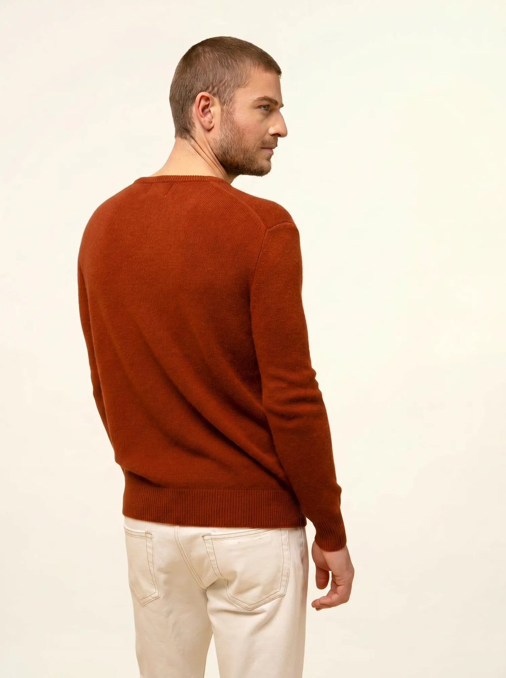 GABIN Sweater Crew Neck 4 Ply Squirrel