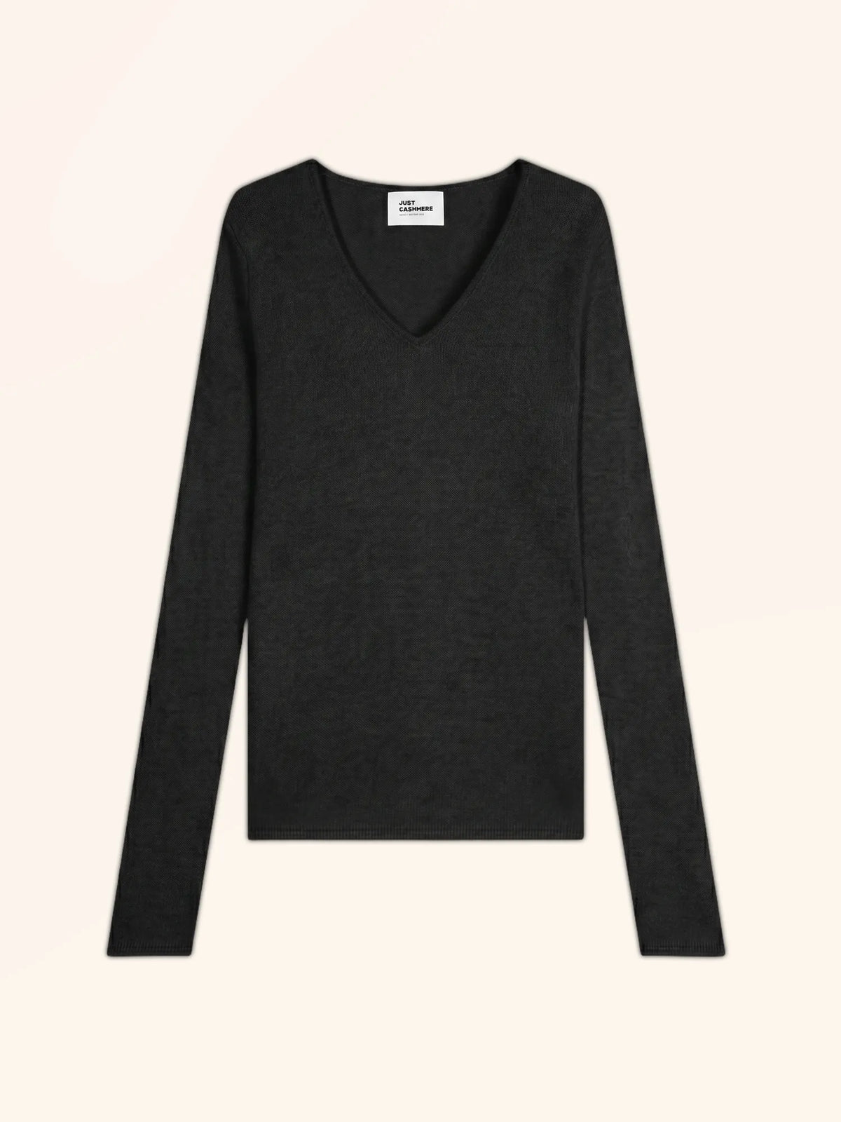 ABBY Pull Col V 4 Fils Noir