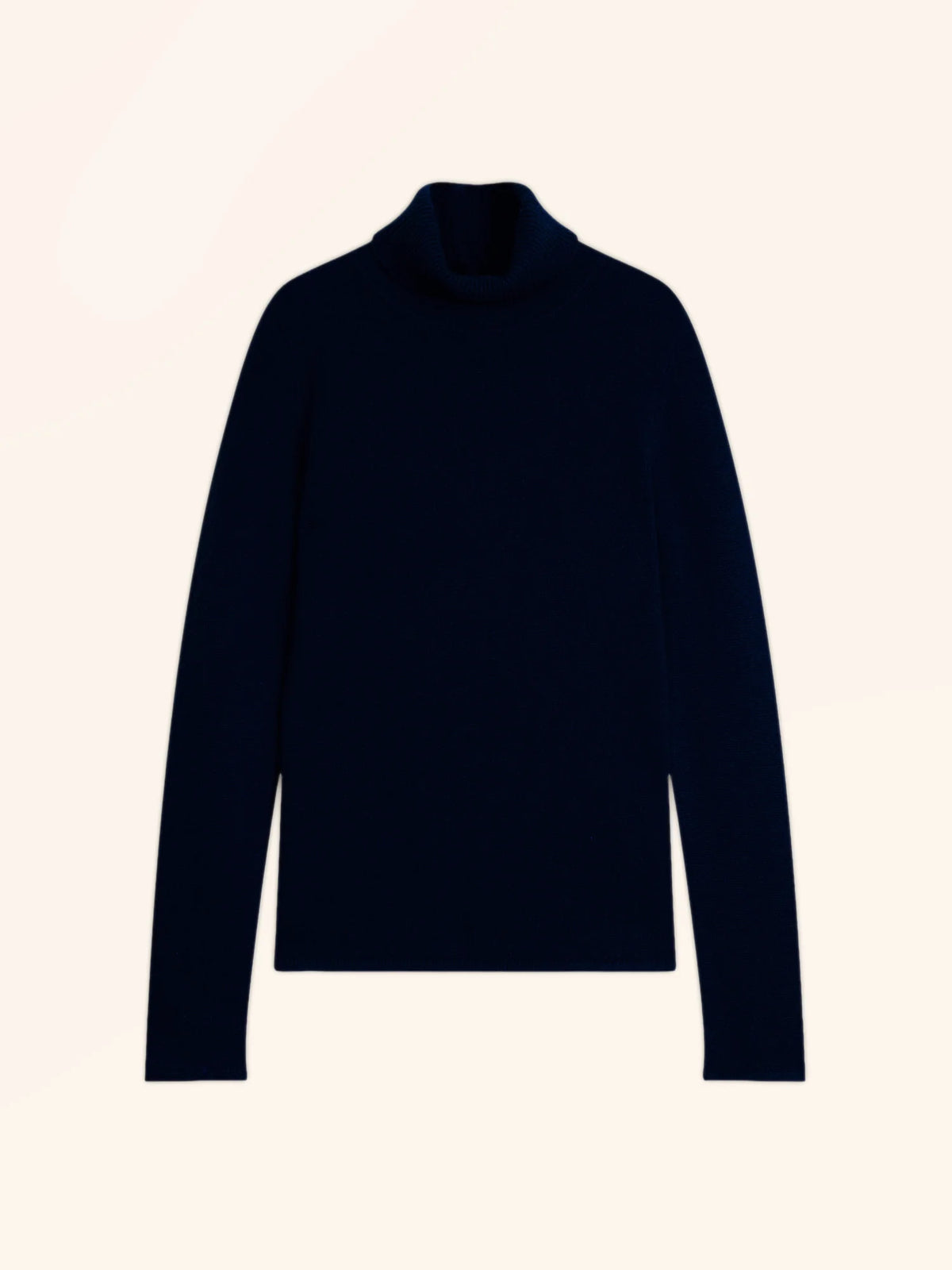 MATT Pull Col Roulé 4 Fils Bleu Marine