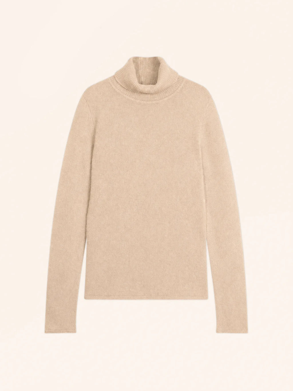 MATT Pull Col Roulé 4 Fils Sable