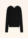 JOYCE Pull Col Rond 4 Fils Noir