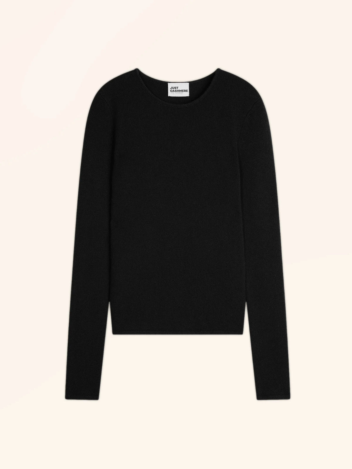 JOYCE Pull Col Rond 4 Fils Noir