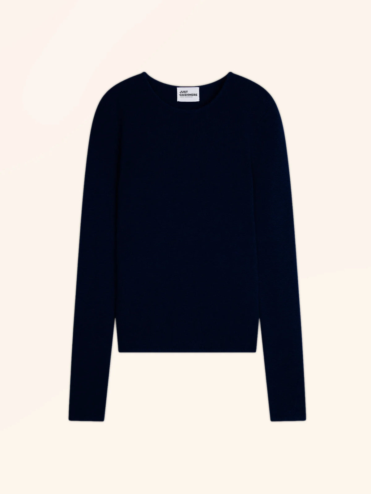 JOYCE Pull Col Rond 4 Fils Bleu Marine