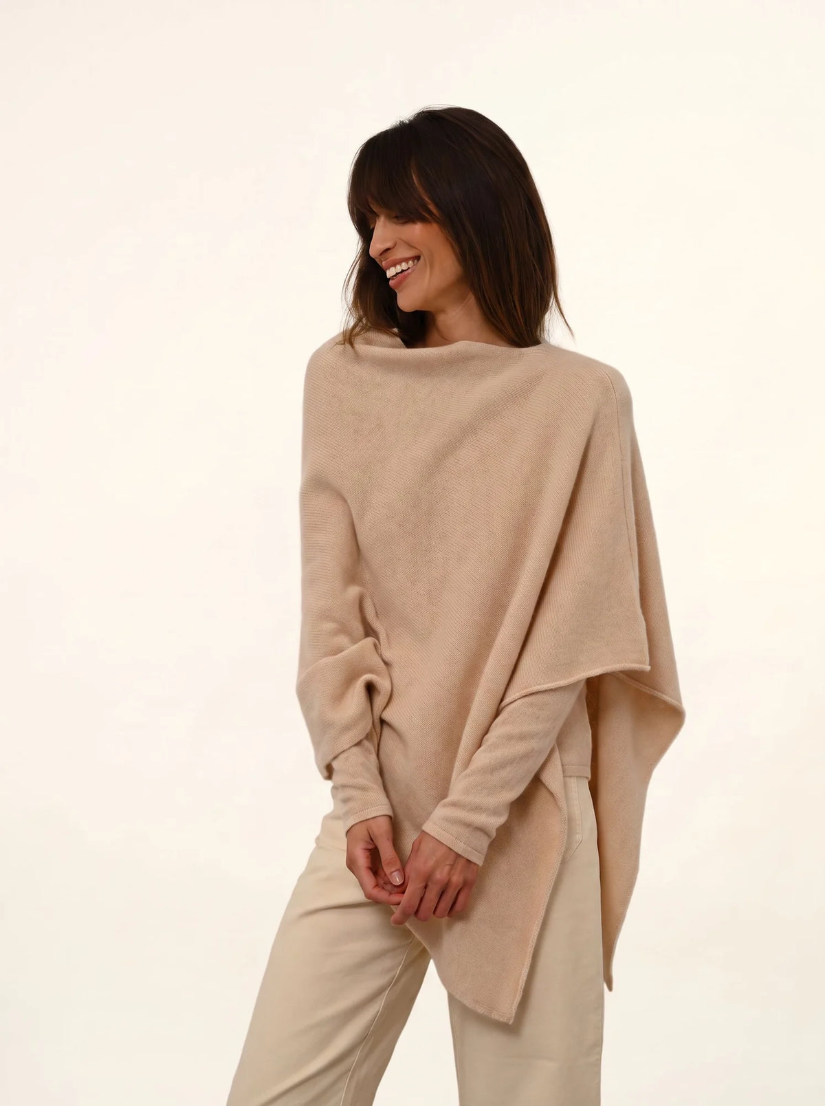 SALLY Poncho 4 Fils Sable