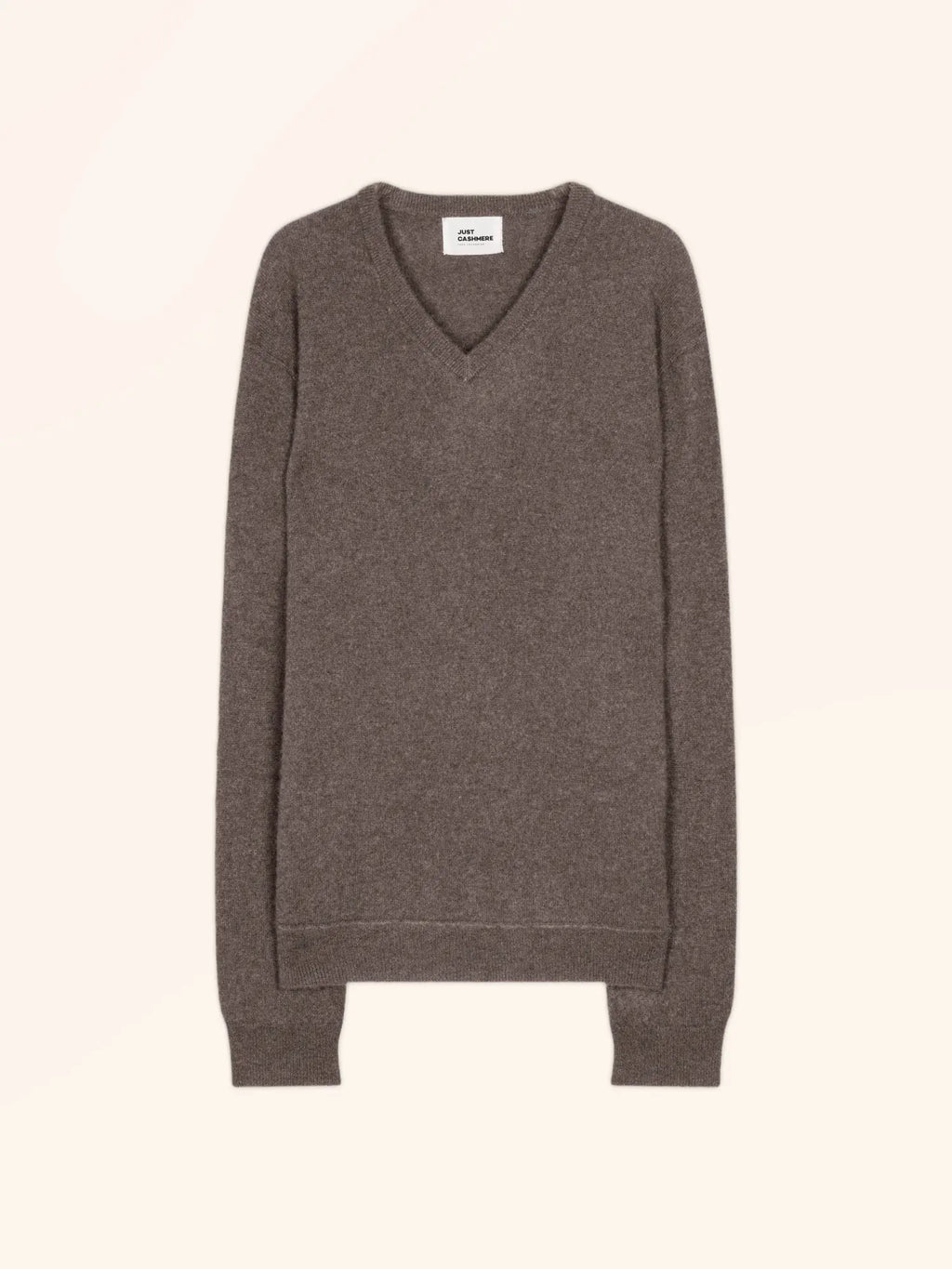 TOM Pull Col V Taupe Chiné