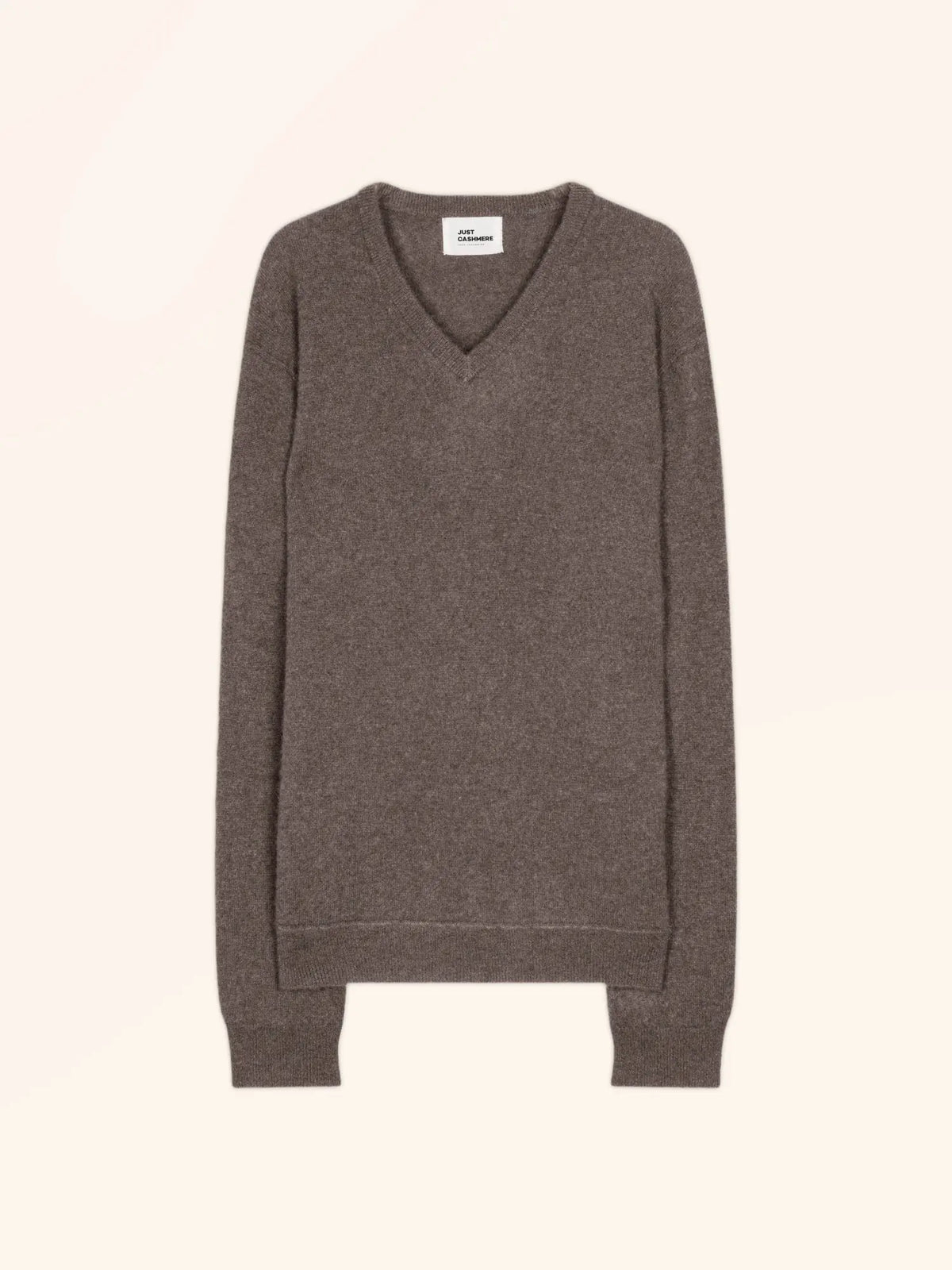 TOM Pull Col V Taupe Chiné