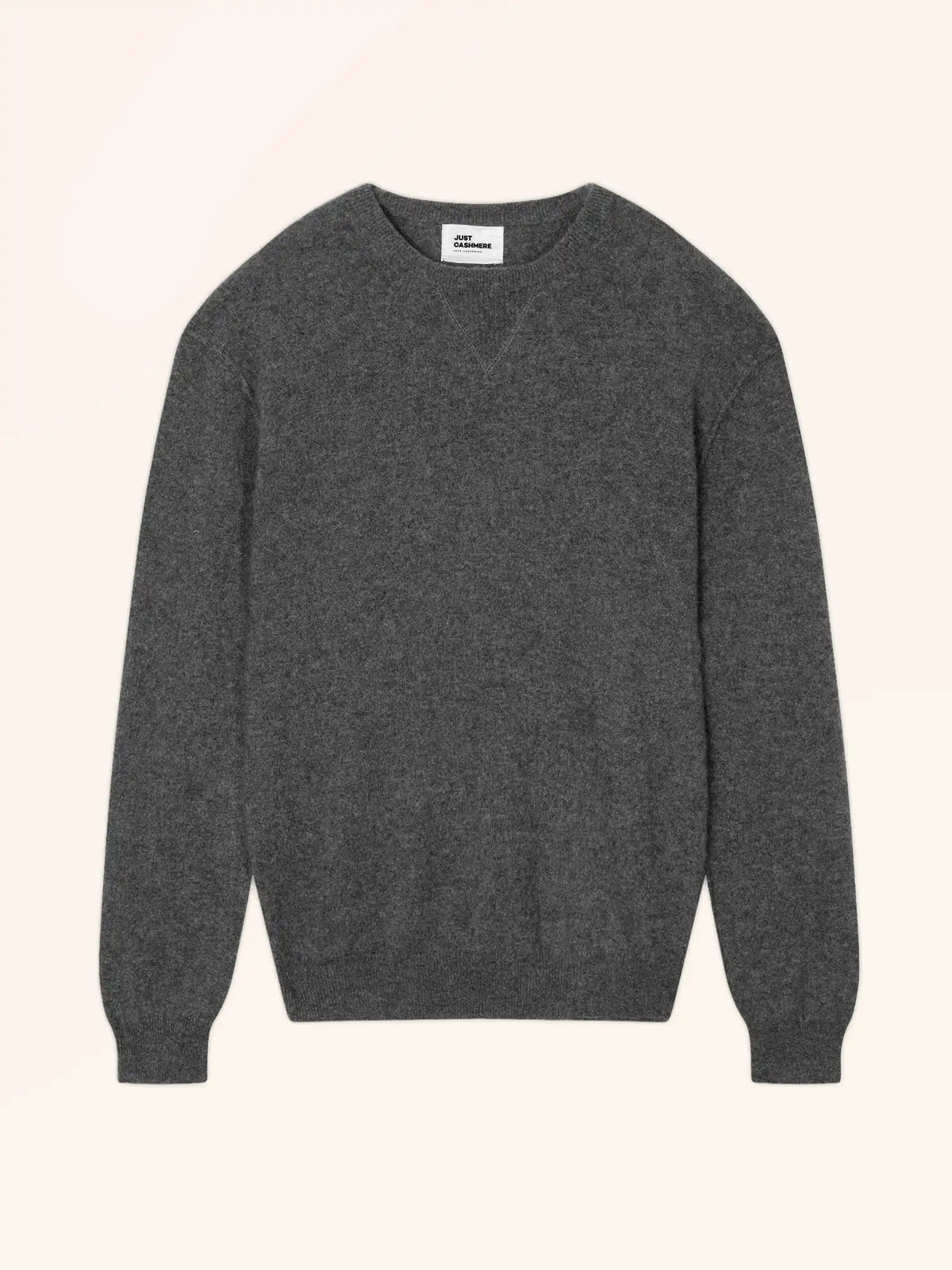 NOE Pull Col Rond Anthracite Chiné