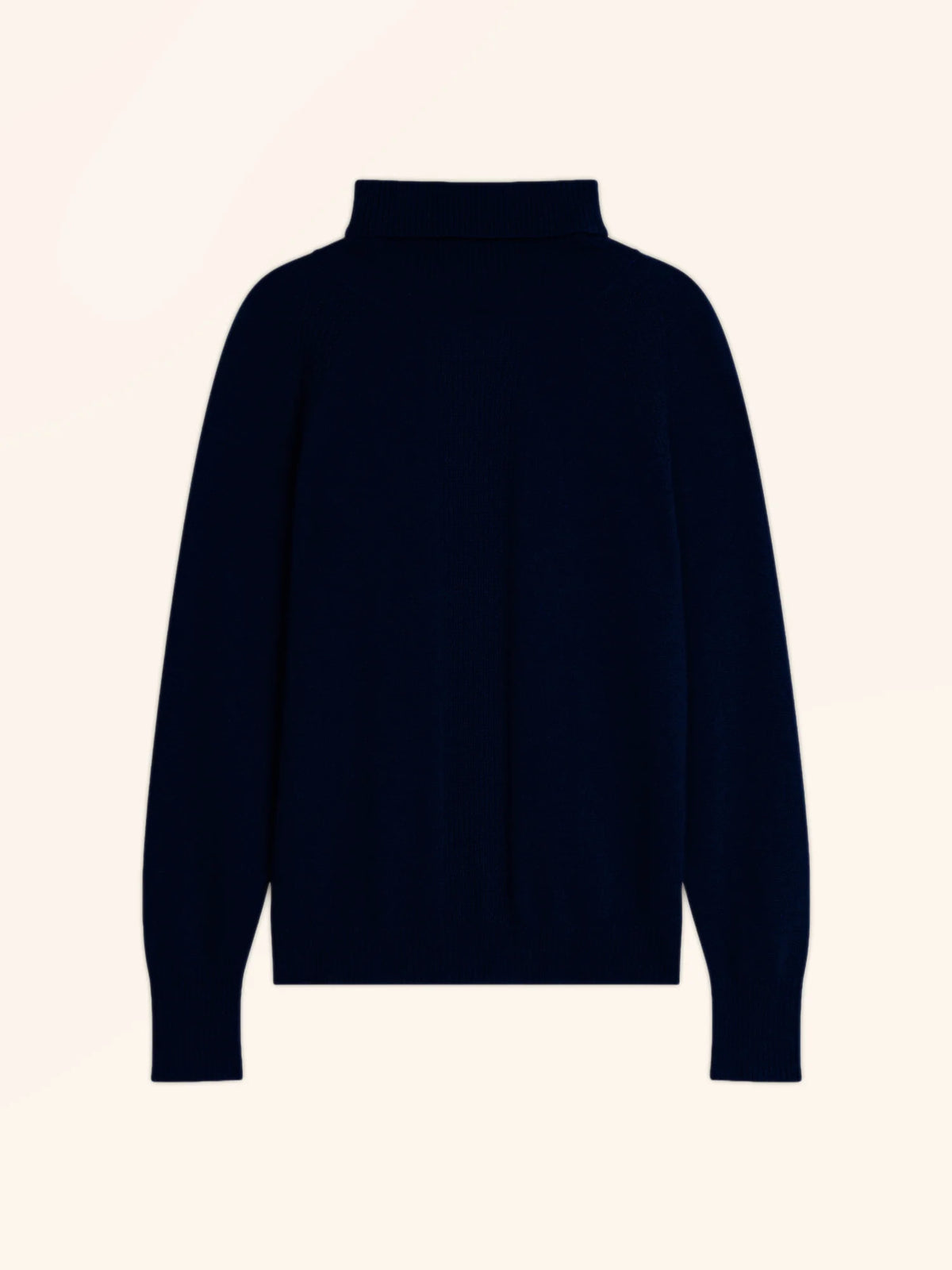 LILLY Pull Col Roulé Bleu Marine